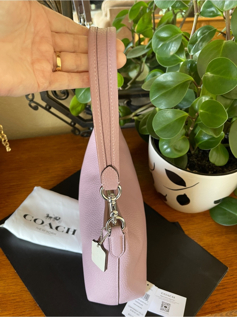 NWT Coach Laurel Shoulder Bag with Cream Tassel - Picture 7 of 14